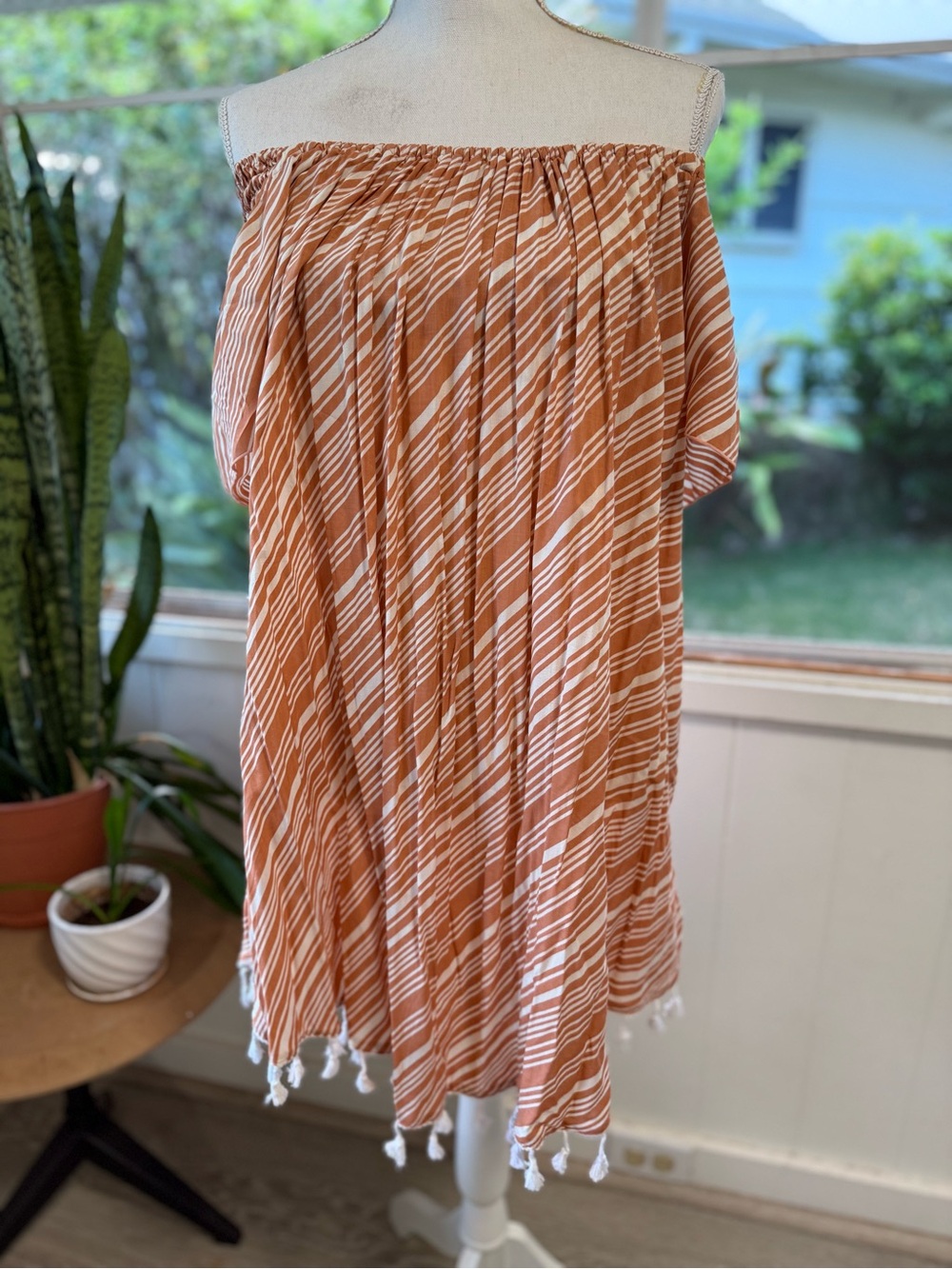 Ava Sky Dress Sunkiss - Sunny Stripe